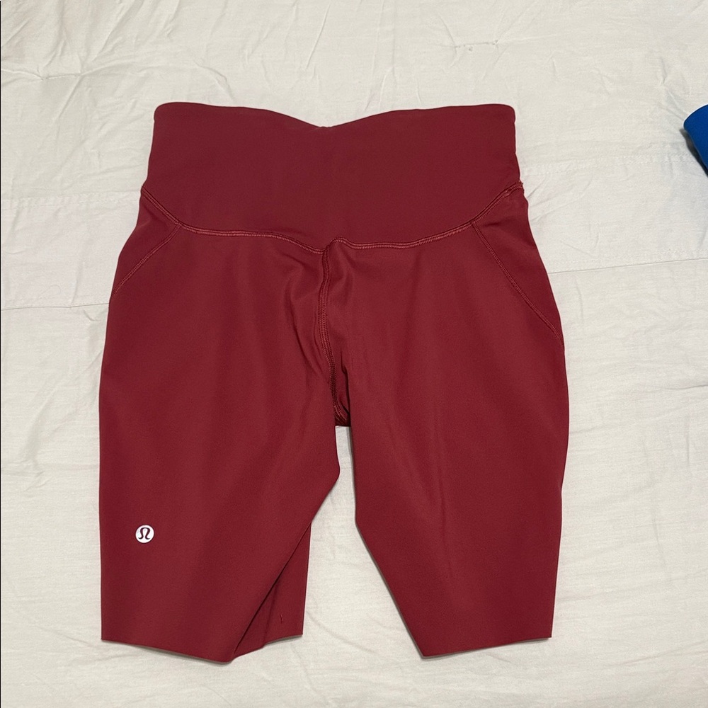 lululemon athletica Red Bike Shorts